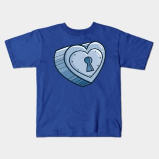 Heart Padlock Kids T-Shirt